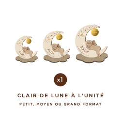 Décoration à poser Clair de lune illustration chambre enfant