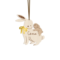 Suspension bébé lapin