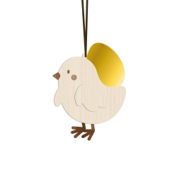 Suspension poussin et son oeuf 2