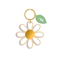 Porte-clé marguerite