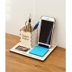 Organisateur de bureau et support de téléphone personnalisables