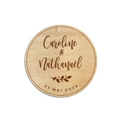 Dessous de verre personnalisés mariage cadeaux d'invités