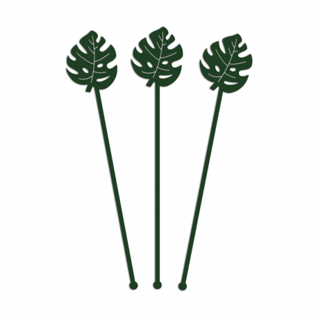 Touillette originale monstera, anniversiare thème tropical