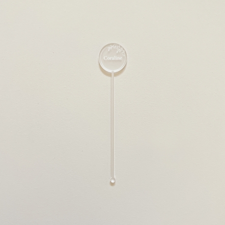 Cadeau d'invités original mariage, touillette personnalisée