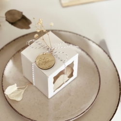 Étiquette ronde blossom