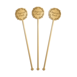 Touillette Joyeux Noël couronne, décoration table de Noël