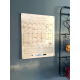 Organisateur mural en bois, planning mensuel famille