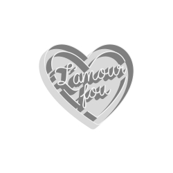 Emporte-pièce coeur l'amour fou sablés maison Saint-Valentin