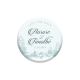 Magnet personnalisé mariage hiver paysage enneigé