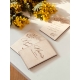Carte de voeux en bois, cadeau pour mamie