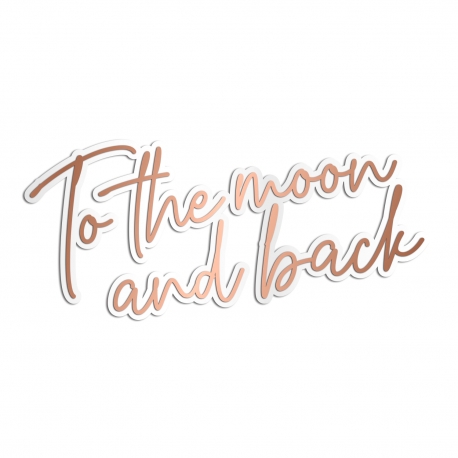 Enseigne style néon citation en plexiglas