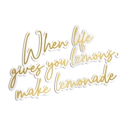 Enseigne sur-mesure style néon citation