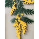 Décoration murale originale branche de mimosa