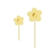 Cake topper marguerite, pique à muffins