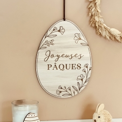 Décoration murale oeuf de Pâques magnolias