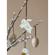 Décoration à suspendre arbre de Pâques, lapin en bois