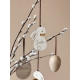 Décoration arbre de Pâques à personnaliser, lapin en bois