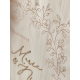 Panneau en bois personnalisé mariage fleuri