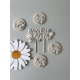Joli cake topper marguerite à personnaliser, cake topper plexiglas