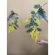 Décoration murale Mimosa petit VS grand