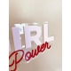 Enseigne décorative plexiglas Girl Power