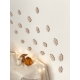 Feuilles d'automne en bois, décoration murale