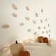 Feuilles d'automne en bois, décoration murale