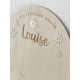 Panneau marguerite premier anniversaire enfant