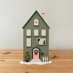 Village de Noël miniature, Maison de village de Noël