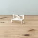 Banc village miniature de Noël