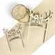 Cake topper personnalisé anniversaire enfant fille bohème bois de cerf
