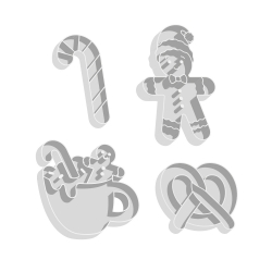 Emporte-pièces mignons, bredele de Noël