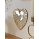 Coeur ex-voto à accrocher, décoration murale vintage et moderne