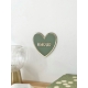 Décoration murale coeur en plexiglas AMOUR