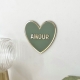 Décoration murale coeur en plexiglas