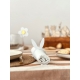 Rond de serviette lapin pour table de Pâques