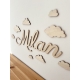 Décoration chambre d'enfant originale, prénom en bois