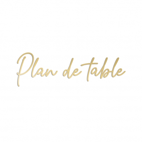 Enseigne mariage Plan de table, lettrage sur-mesure