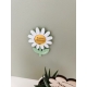 Magnet marguerite personnalisé, remerciements maîtresse, nounou, atsem