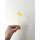 Touillette en plexiglas thème citron, collection Happy hour