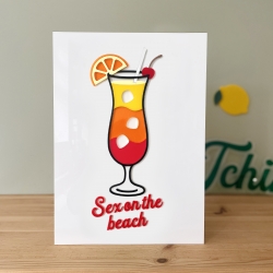 Affiche cocktail Sex on the beach