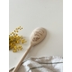 Fleurs de mimosa, cuillère en bois gravée mamie