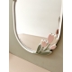 Miroir tulipes, décoration murale féminine