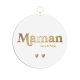 Cadeau personnalisé fête des mères, médaillon maman