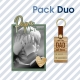 Pack cadeaux Fête des Pères - Cadre photo et porte-clés