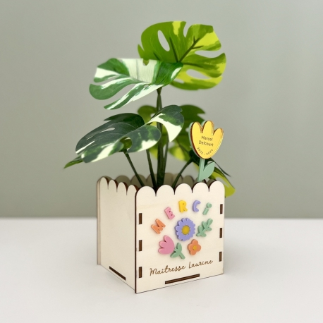 Kit à planter, cadeau maîtresse nounou original à personnaliser