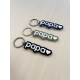 Porte-clé bi-matières papa, porte-clés original papa