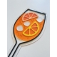 Décoration murale cocktail plexiglas Spritz