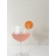 Décoration fun apéro Spritz, rondelle de verre orange