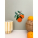 Décoration murale style La Dolce Vita, grappe d'oranges plexiglas